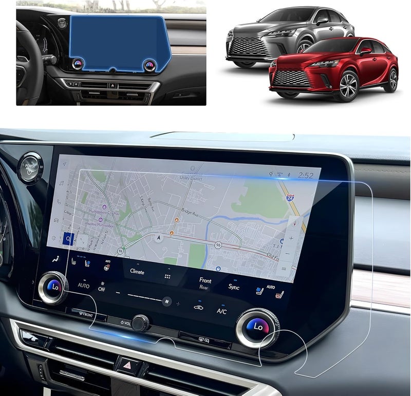 BSTW for 2025 Lexus RX Screen Protector for 2023-2026 Lexus RX 350/350h Hybrid/450h+ PHEV/500h 14-in Display for 2026 Lexus RX Accessories 9H Anti-Scratch Tempered Glass Protective Film (RX 14-In HD) - Image 2